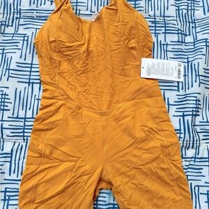 Vibrant Lululemon Orange Jumpsuit